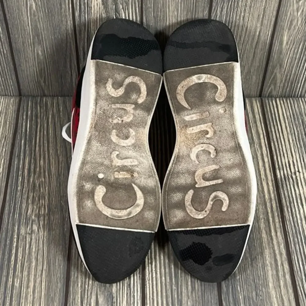 Circus Sam Edelman Women‎ Georgina Fashion Sneakers Shoes Red White Blue Sz 9